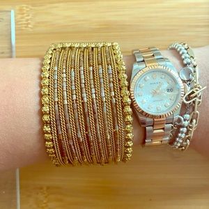 Costume gold bangle